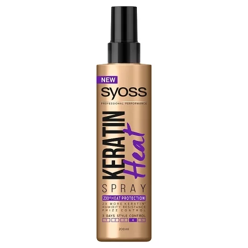 Syoss, Keratin Heat Spray termoochrony spray do włosów 200ml