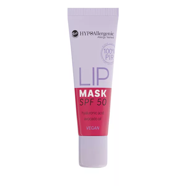 Bell HYPOAllergenic, hypoalergiczna maska do ust z SPF 50, 02, 10g