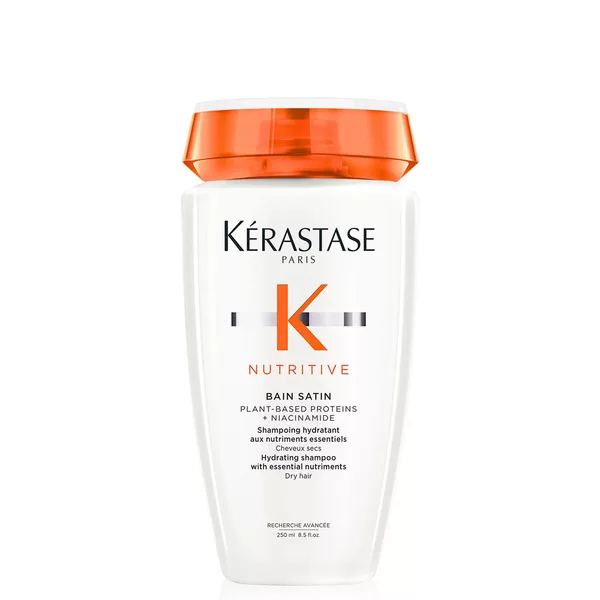 Kerastase Nutritive Satin, kąpiel, szampon odżywczy do włosów cienkich i normalnych, 250ml