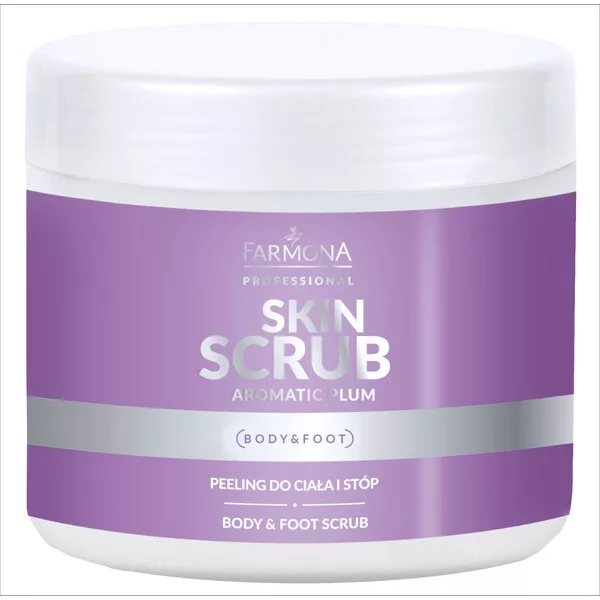 Farmona Professional Skin Scrub, Peeling do ciała i stóp, AROMATIC PLUM, 500g