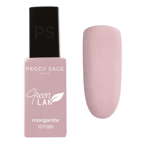 Peggy Sage Green LAK, lakier do paznokci utwardzany lampą UV/LED, 10ml, morganite
