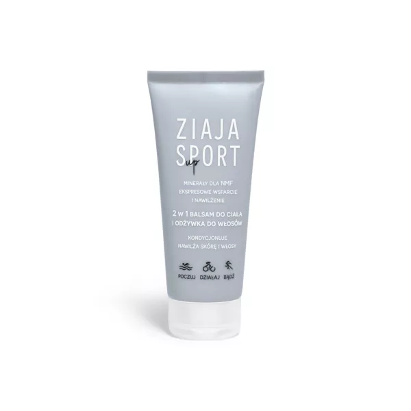 Ziaja Sport, 2w1 balsam do ciała i odżywka do włosów, 200ml
