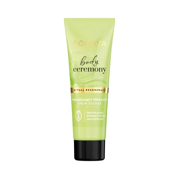 Soraya Body ceremony, wygładzający pistacjowy krem do rąk, 50ml