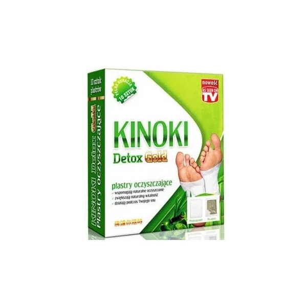 Aura Herbals Kinoki Detox Gold plastry oczyszczające organizm 10szt