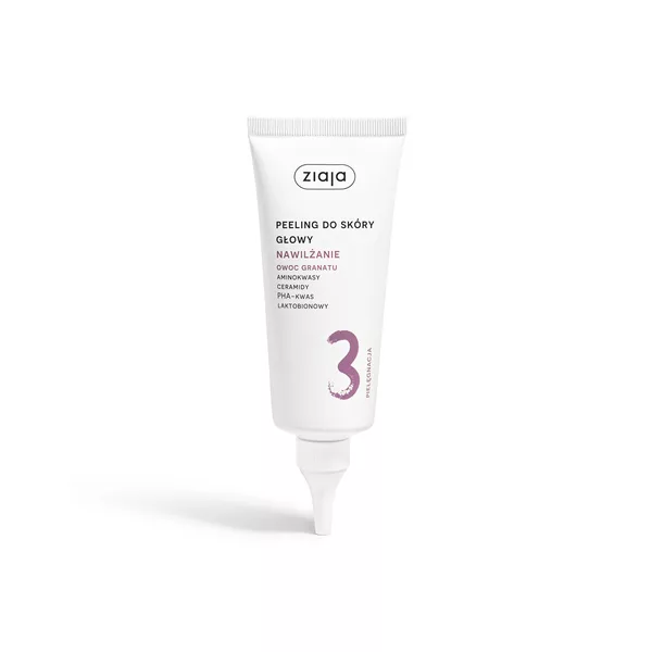 Ziaja Włosy roślinnie pielęgnujemy, owoc granatu, peeling do skóry głowy, 100ml