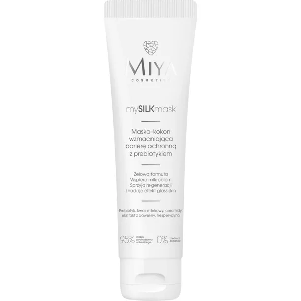 Miya Cosmetics mySILKmask, maska-kokon z prebiotykiem do twarzy, 60ml