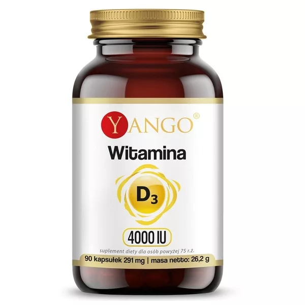 Yango Witamina D3 4000 IU suplement diety 90 kapsułek