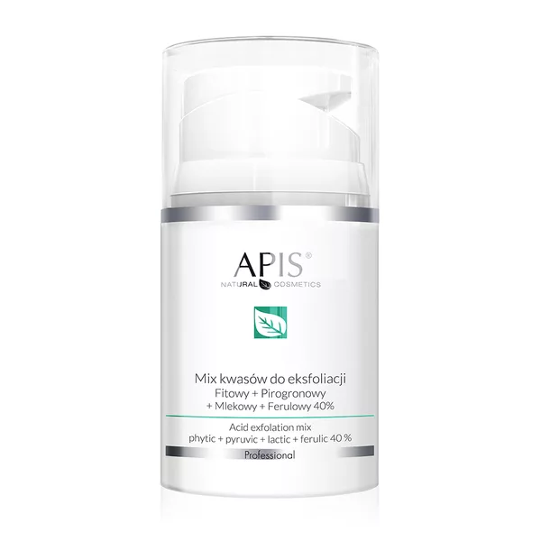 Apis Mix kwasów 40 %, fitowy + progron + mlekowy + ferul, 50ml