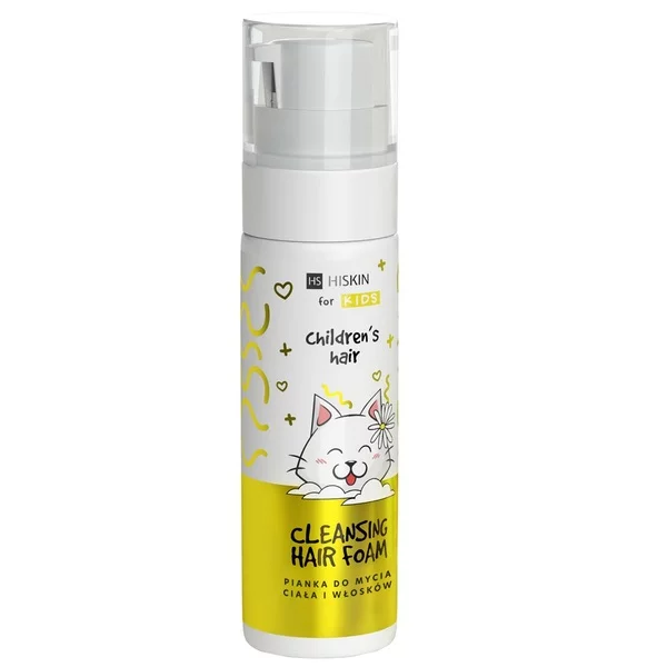 HiSkin Kids pianka do mycia ciała i włosów Proteiny Ryżu 200ml