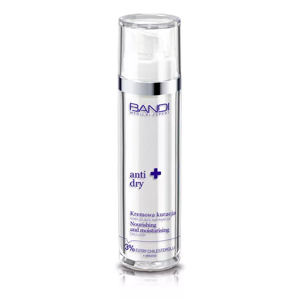 Bandi Medical Expert anti dry, kremowa kuracja nawilżająco-naprawcza, 50ml