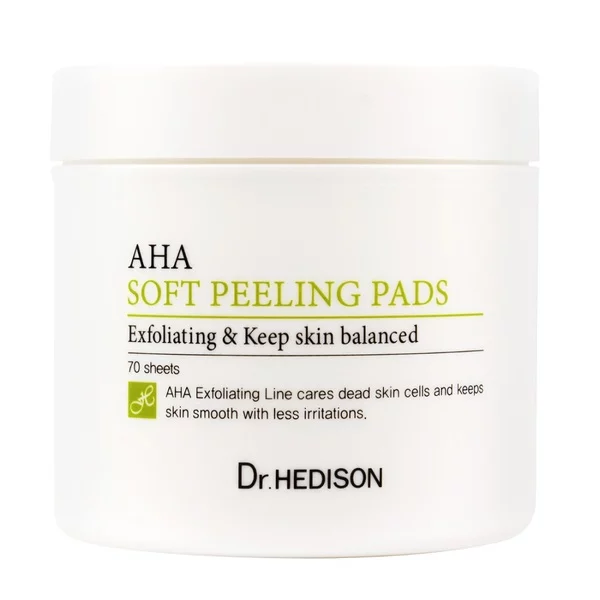 Dr. Hedison AHA Soft Peeling Pads złuszczające płatki do twarzy 70szt