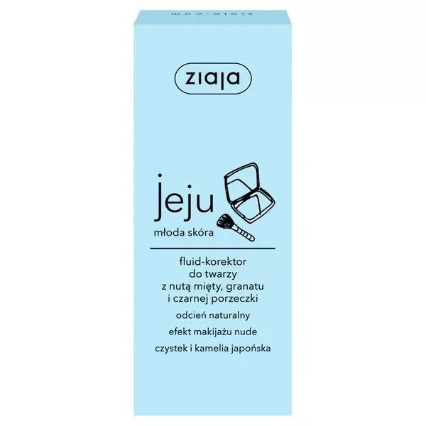 Ziaja Jeju, fluid-korektor do twarzy, 50ml