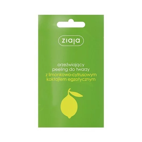 Ziaja Limonka, peeling do twarzy limonkowo-cytrusowy, 7ml