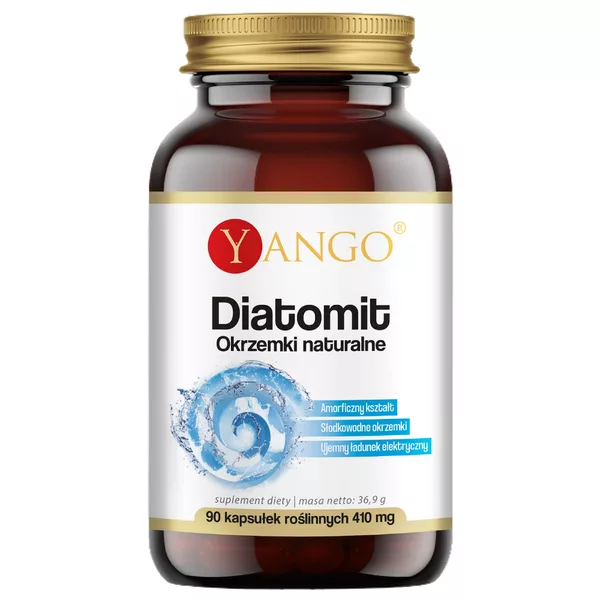 Yango Diatomit okrzemki naturalne suplement diety 90 kapsułek