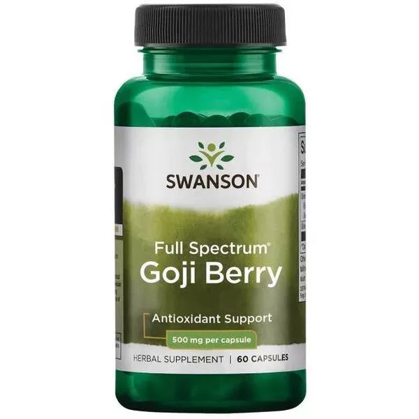 Swanson FS Goji 500mg 60 kaps