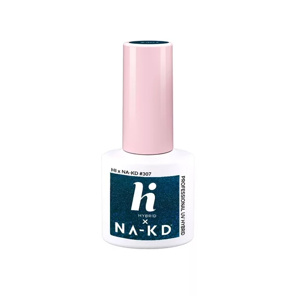 hi hybrid, lakier hybrydowy, 5ml, #307 Blue Ocean Gloss