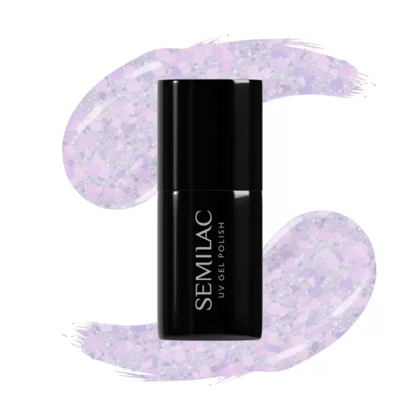 Semilac, lakier hybrydowy, 492 Icy Lavender Bliss, 7ml