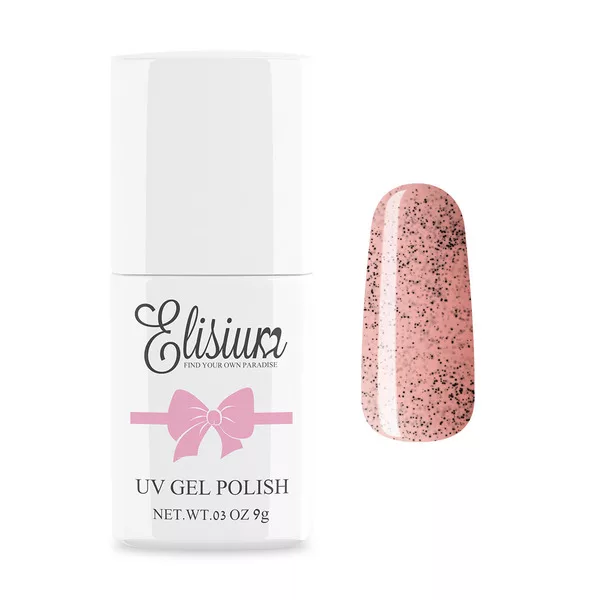 Elisium, lakier hybrydowy 188 Straciatella Pink, 9g