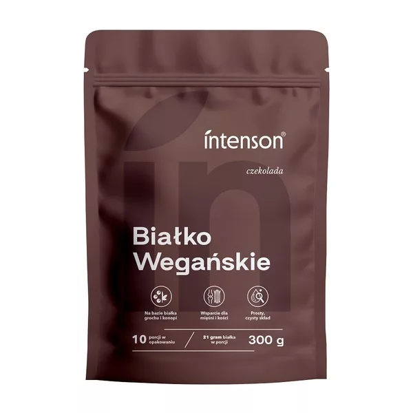 Intenson Białko Wegańskie o smaku czekoladowym 300g