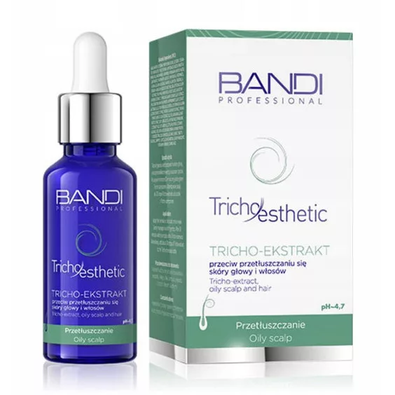 Bandi Tricho-Esthetic, tricho-ekstrakt przeciw przetłuszczaniu się skóry głowy i włosów, 30ml