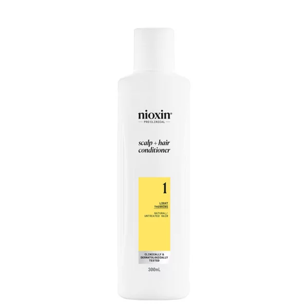 Nioxin System 1 odżywka Scalp Therapy do włosów naturalnych, lekko przerzedzonych, 300ml