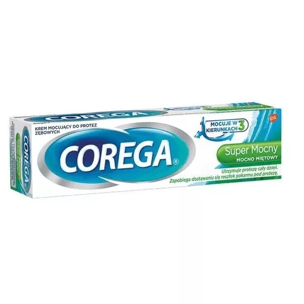 Corega Super Mocny krem mocujący do protez zębowych Mocno Miętowy 70g
