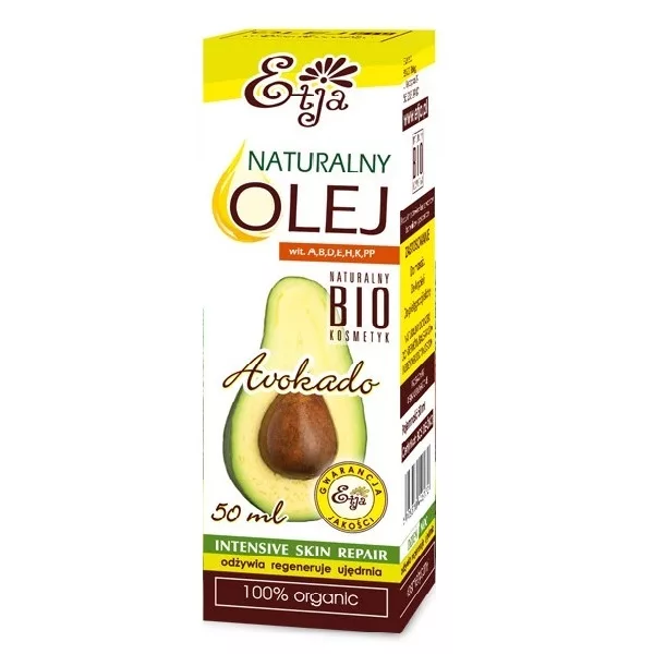 Etja Naturalny olej kosmetyczny z avokado 50ml
