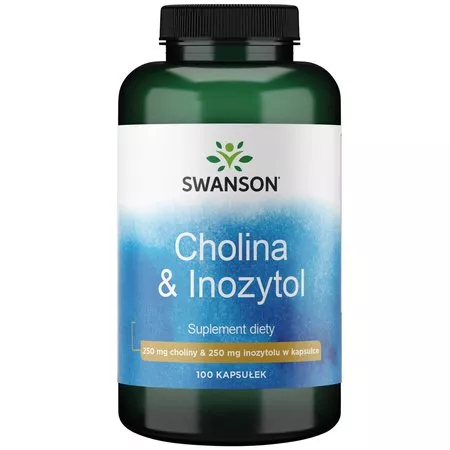 Swanson, Cholina + Inozytol, 100kaps, suplement diety, ref.SW1908