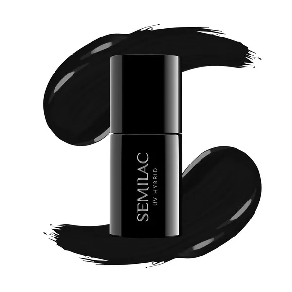 Semilac lakier hybrydowy 031 Black Diamond, 7ml