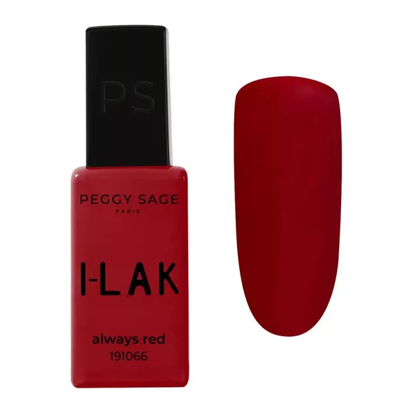 Peggy Sage I-LAK, lakier hybrydowy, always red, 11ml