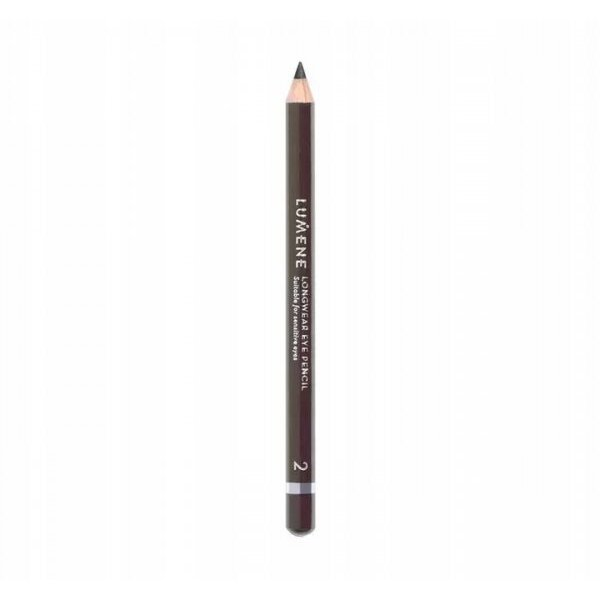 Lumene Longwear Eye Pencil, długotrwała kredka do oczu, 2 Brown, 1,14g