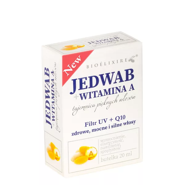 Bioelixire, olejek jedwab + wit. A, 20ml