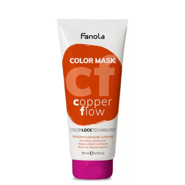 Fanola Color Mask, maska koloryzująca, 200ml, Copper Flow