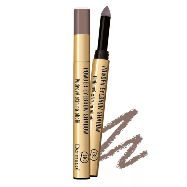 Dermacol Powder Eyebrow Shadow pudrowy cień do brwi w pisaku 02 1g