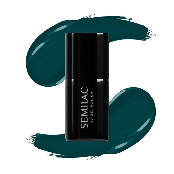 Semilac, lakier hybrydowy, 606 Cool Green, 7ml