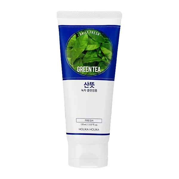 Holika Holika Daily Fresh, pianka oczyszczająca z zieloną herbatą, 150ml