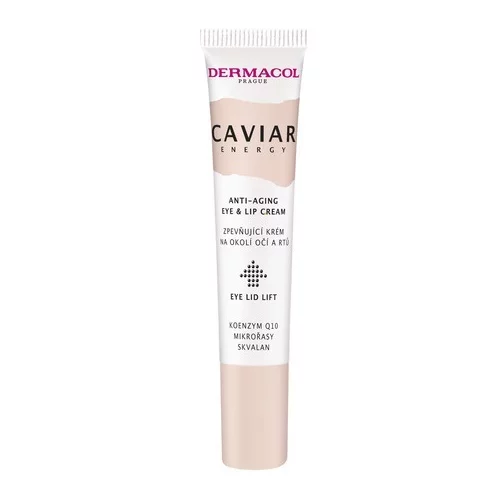 Dermacol Caviar Energy Eye & Lip Cream przeciwzmarszczkowy krem do okolic oczu i ust 15ml