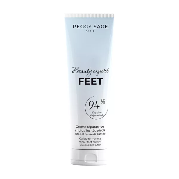 Peggy Sage, krem do stóp na pękające pięty z masłem shea, 100ml