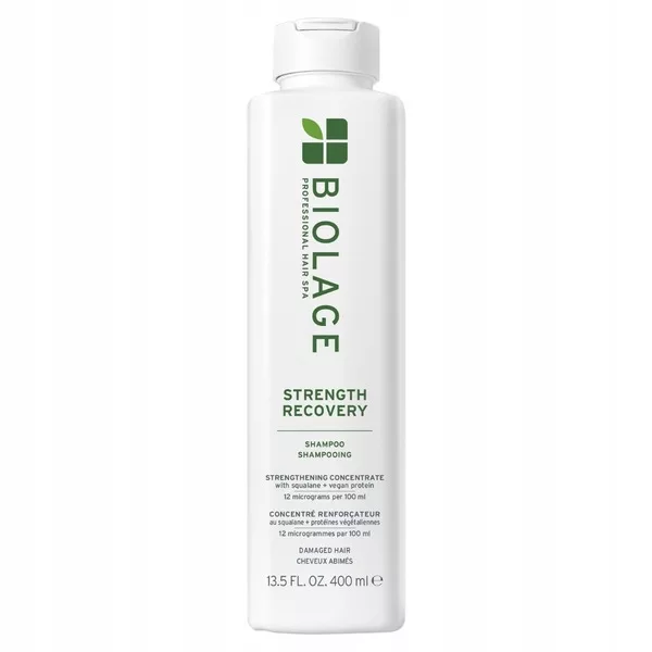 Biolage Strength Recovery, szampon do włosów zniszczonych, 400ml