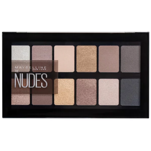Maybelline New York The Nudes, paleta cieni do powiek The Nudes Palette, 9.6g