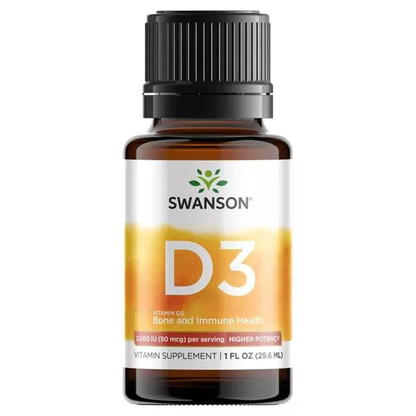 Swanson Witamina D-3 w płynie 29,6ml