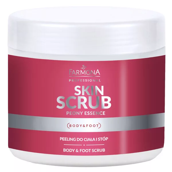Farmona Professional Skin Scrub, Peeling do ciała i stóp, PEONY ESSENCE, 500g