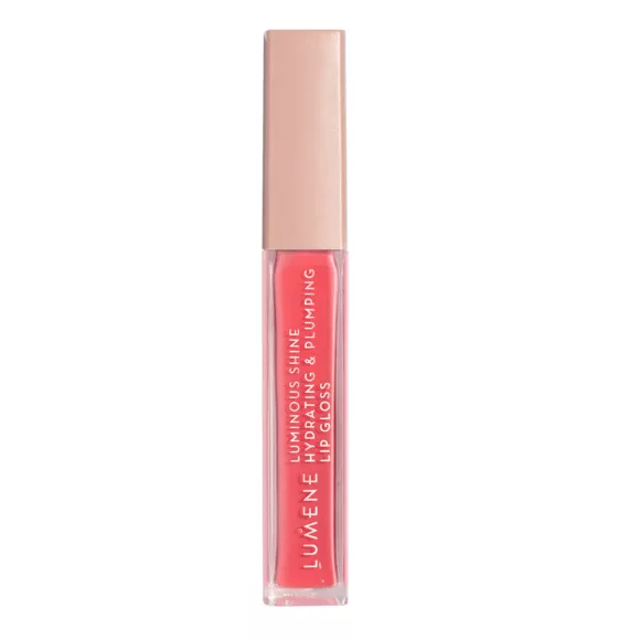 Lumene błyszczyk do ust rozświetlająco-nawilżający, 4 Peach Pink, 5ml