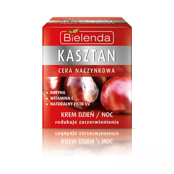 Bielenda Kasztan Krem redukujący zaczerwienienia Dzień/noc, 50ml