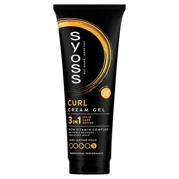 Syoss Curl Control kremowy żel do stylizacji włosów kręconych 250ml
