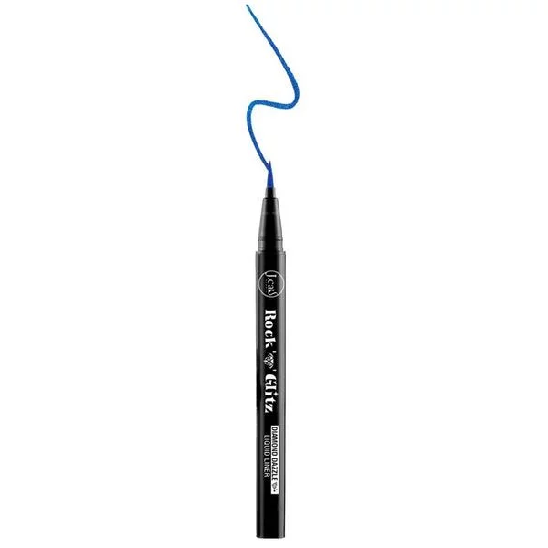 J.Cat Beauty Rock and Glitz Diamond Dazzle Liquid Liner, połyskujący eyeliner w pisaku, Frozen island, 0,85g