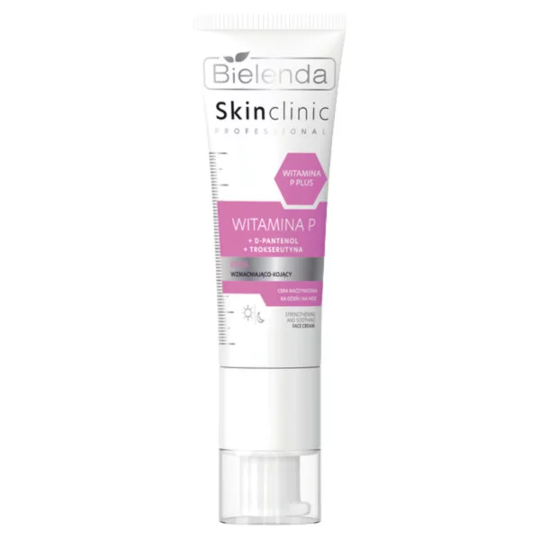 Bielenda Skin Clinic Professional Witamina P, krem do twarzy wzmacniająco-kojący, 40ml