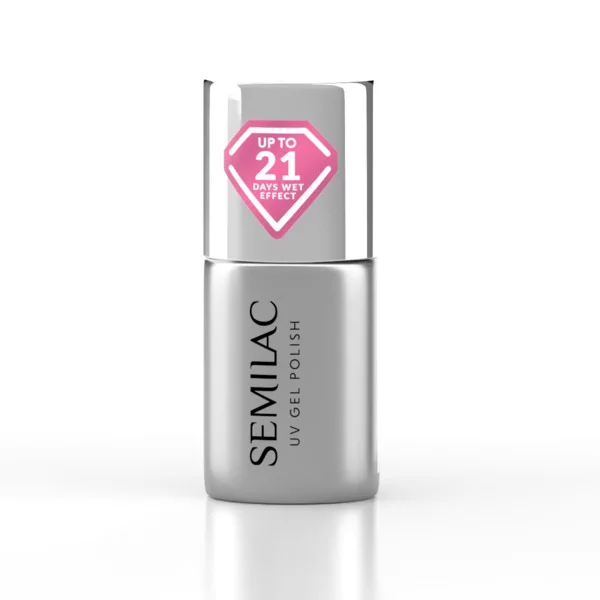 Semilac Get Wet, top do lakierów hybrydowych intensywny efekt mokrego wykończenia, 7ml