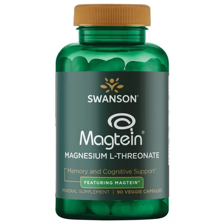 Swanson Magtein L-Treonian magnezu, 90kaps, suplement diety, ref.SWU700