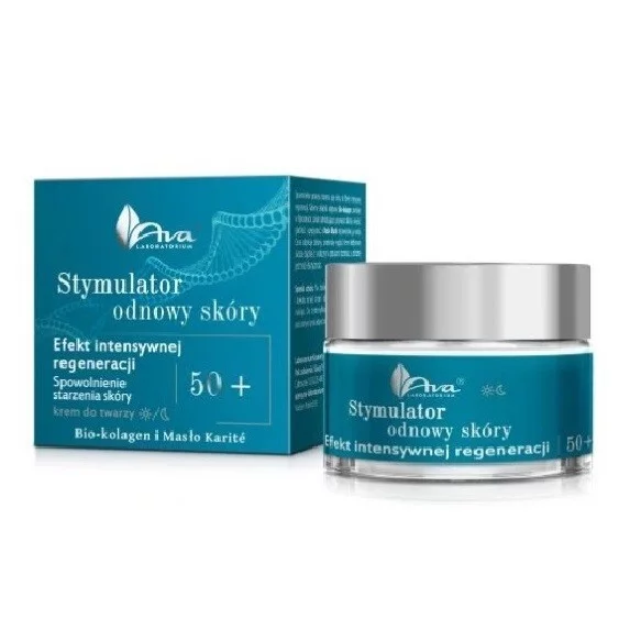 Ava Laboratorium Stymulator odnowy skóry krem do twarzy na dzień i na noc efekt intensywnej regeneracji 50+ 50ml